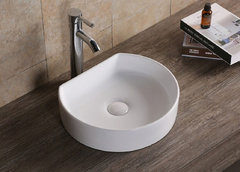 Раковина Ceruttispa, 40 х 35 см, накладная, белая, CR7088