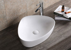 Раковина Ceruttispa, 51 х 41 см, накладная, белая, CR0089