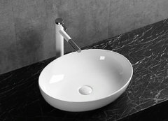 Раковина Ceruttispa, 51.5 х 39.5 см, накладная, белая, CR0019