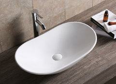 Раковина Ceruttispa, 64 х 36 см, накладная, белая, CR7031B