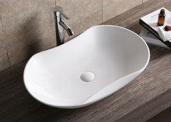 Раковина Ceruttispa, 67 х 41.5 см, накладная, белая, CR7031