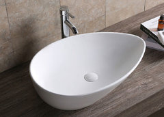 Раковина Ceruttispa, 66 х 44 см, накладная, белая, CR7030