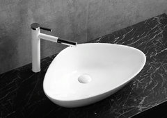 Раковина Ceruttispa, 59 х 39 см, накладная, белая, CR7025M