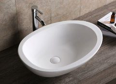 Раковина Ceruttispa, 66 х 48.5 см, накладная, белая, CR1005