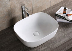 Раковина Ceruttispa, 50.5 х 40 см, накладная, белая, CR0078