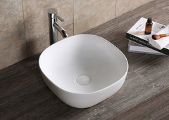 Раковина Ceruttispa, 41 х 41 см, накладная, белая, CR0077