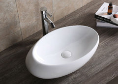 Раковина Ceruttispa, 69 х 45 см, накладная, белая, CR0058C