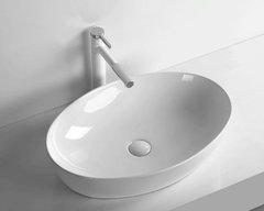 Раковина Ceruttispa, 61 х 41 см, накладная, белая, CR8023