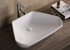 Раковина Ceruttispa, 61 х 42 см, накладная, белая, CR7070