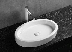 Раковина Ceruttispa, 63 х 41.5 см, накладная, белая, CR7045