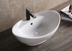 Раковина Ceruttispa, 60 х 39.5 см, накладная, белая, CR7003