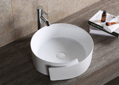 Раковина Ceruttispa, 44 х 46 см, накладная, белая, CR0066