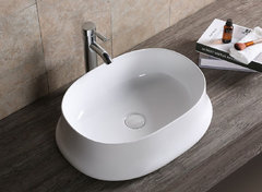 Раковина Ceruttispa, 58 х 43 см, накладная, белая, CR0060