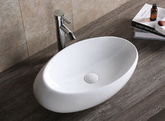 Раковина Ceruttispa, 58 х 37 см, накладная, белая, CR0058B