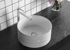 Раковина Ceruttispa, 40.5 х 40.5 см, накладная, белая, CR0051A