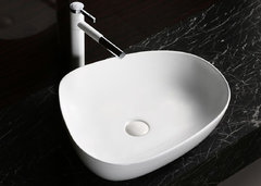 Раковина Ceruttispa, 55 х 42 см, накладная, белая, CR0044C