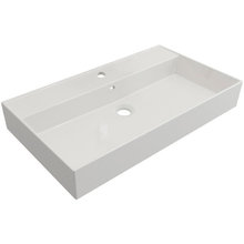 Раковина Cezares CZR-MIL-80-LVB, 80 см, керамика, белый