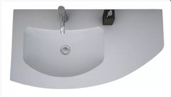 Раковина Cezares Soho 50225, 91 см, акрил, белый