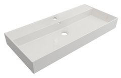 Раковина Cezares CZR-MIL-100-LVB, 100 см, керамика, белый