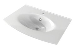 Раковина Cezares 82416, 101 см, стекло, белый