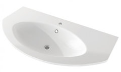 Раковина Cezares Eden 50177, 90 см, искусственный камень, белый