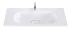 Раковина Cezares CZR-900/480-LV-MR-ECO, 90 см, искусственный камень, белый