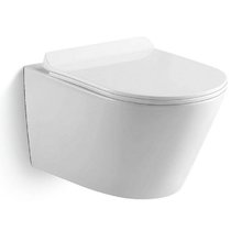 Подвесной унитаз Black&White Universe W-703, безободковый