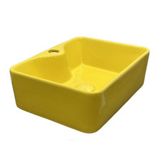 Детская раковина Comforty, 40 см, с донным клапаном, жёлтый, 00-00006452