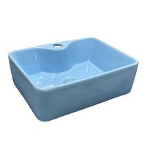 Детская раковина Comforty, 40 см, с донным клапаном, голубой, 00-00006450