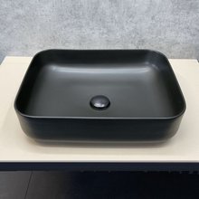 Раковина Comforty, 50 см, черный матовый, 9378 MB