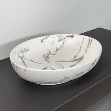 Раковина Comforty, 51 х 39.5 см, фарфор, накладная, цвет мраморный матовый, 00-00014841 (N78166MWY-2)