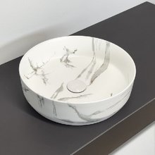 Раковина Comforty, 39 см, санфарфор, накладная, цвет мраморная матовая, 00-00014840 (N112DMWY-2)