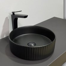 Раковина Comforty, 36 см, черный матовый, 00-00012532 (78728MB)