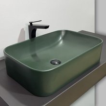 Раковина Comforty, 60 см, темно-зеленый матовый, 00-00012535 (78575MDG-60)