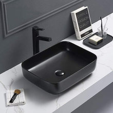 Раковина Comforty, 50 см, черный матовый, 00004147095