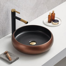 Раковина Comforty, 41.5 см, черный, медь, 00-00012230 (78650)