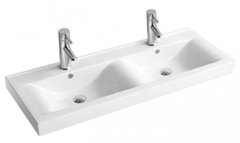 Раковина двойная Comforty 120,5 см, белая, 8112