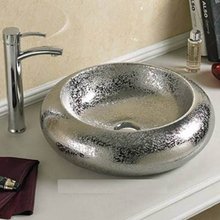 Раковина Comforty, 49 см, серебро, 7031ASS