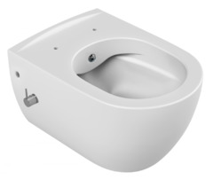 Подвесной безободковый унитаз Boheme Bianca 963-2-WM с функцией биде, белый матовый