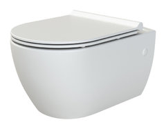 Подвесной унитаз Boheme Bianca 963, с крышкой микролифт, белый матовый