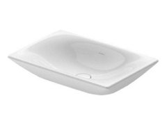 Раковина Duravit Viu 23586000001 60 x 41.5 х 10 см накладная, покрытие WG, белый