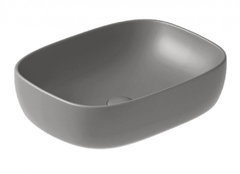 Раковина Galassia Dream 7301GM, накладная, 50 см, серый матовый
