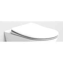 Крышка-сиденье Boheme Avva 976-W для унитаза, микролифт, цвет белый