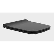 Крышка-сиденье Boheme Bello 975-B для унитаза, микролифт, цвет черный матовый