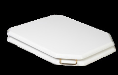 Крышка-сиденье Boheme Vogue 947-BR для унитаза, микролифт, белый, бронза