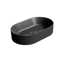 Раковина GSI Kube X 945826 накладная, 60 x 37 см, черный матовый