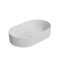 Раковина GSI Kube X 945809 накладная, 60 x 37 см, белый матовый