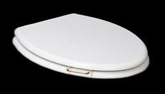 Крышка-сиденье Boheme Puro 958-CR для унитаза, микролифт, белый, хром