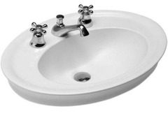 Раковина Hatria Dolcevita Y0PL 01, 65 х 48 см, врезная сверху