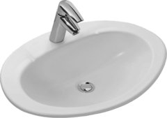 Раковина Jacob Delafon Ovale E1273-00, врезная сверху, 63 х 48 см